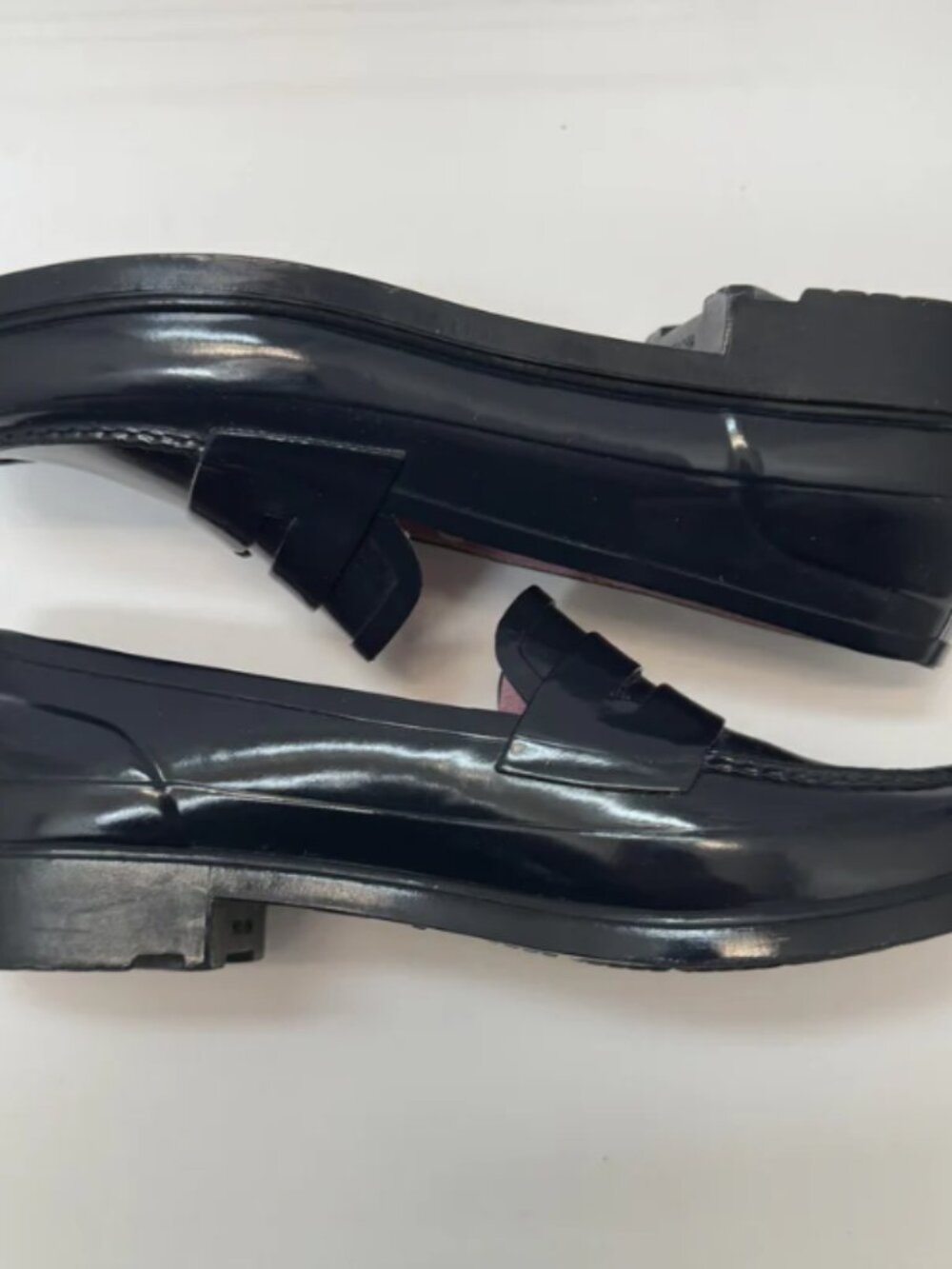 Hunter Waterproof Penny Loafer Navy 6 - Picture 3 of 6